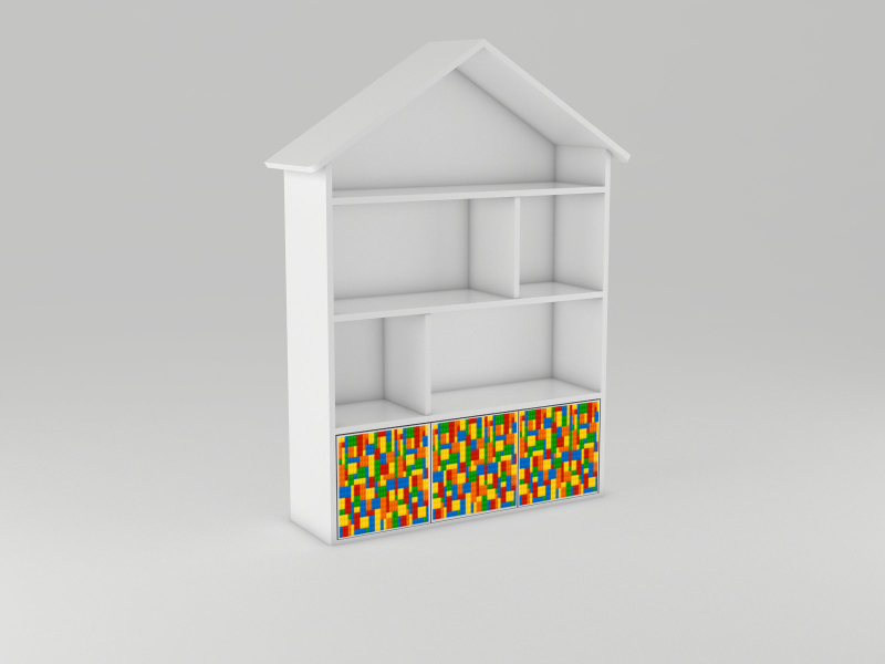 Becks domček - knižnica Legové kocky